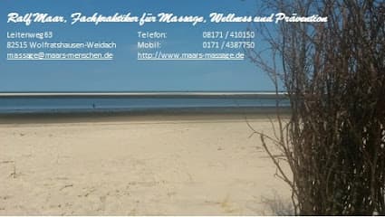 Ralf Maar Fachpraktiker für Massage, Wellness und Prävention